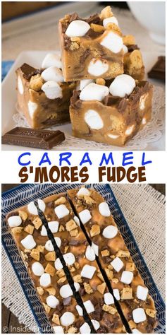 Caramel S’mores Fudge