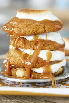 Caramel White Hot Chocolate Cookies