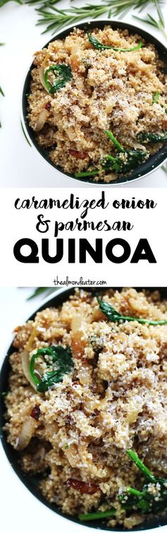 Caramelized Onion and Parmesan Quinoa