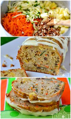 Carrot Zucchini Apple Bread