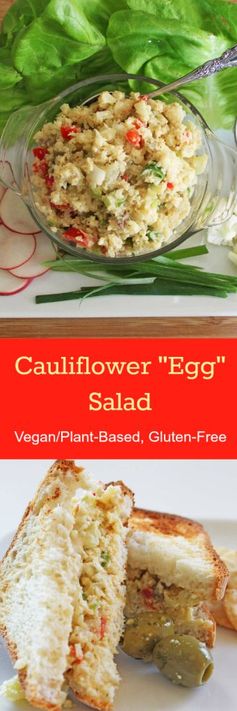 Cauliflower “Egg” Salad (vegan, gluten-free