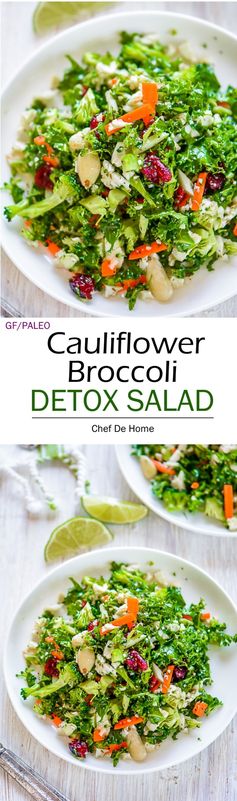 Cauliflower and Broccoli Detox Salad