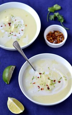 Cauliflower, Coconut & Lime Soup