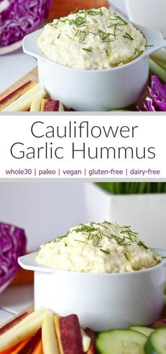 Cauliflower Garlic Hummus