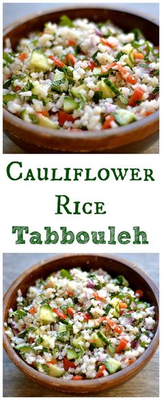 Cauliflower Rice Tabbouleh