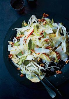 Celery, Fennel and Apple Salad with Pecorino and Walnuts