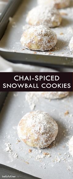 Chai-Spiced Snowball Cookies