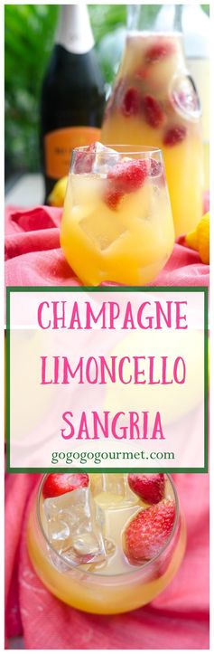 Champagne Limoncello Sangria