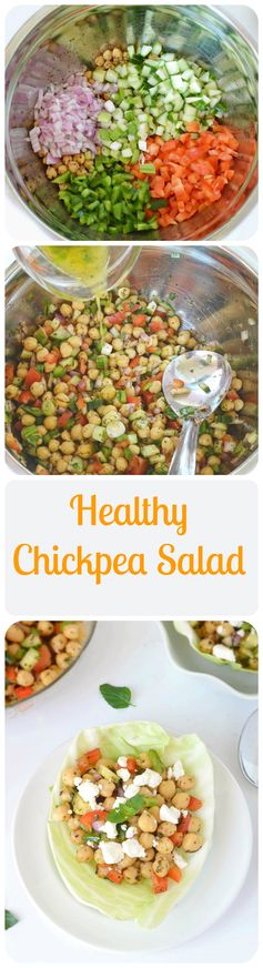 Chana Salad or Chickpea Salad