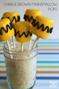 Charlie Brown Marshmallow Pops