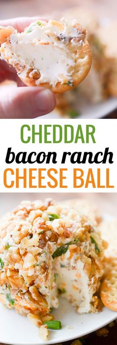 Cheddar Bacon Ranch Cheese Ball