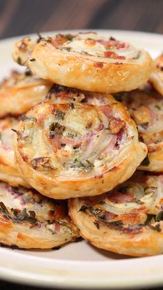 Cheese and Bacon Swirls