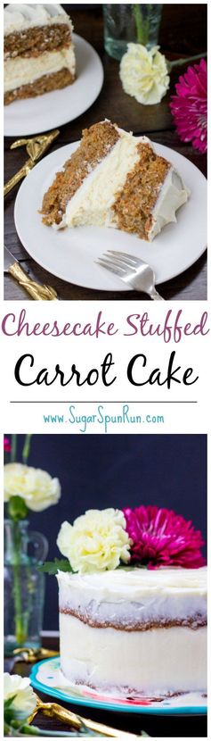 Cheesecake Layered Carrot Cake