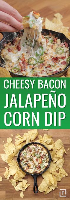 Cheesy Bacon Jalapeño Corn Dip