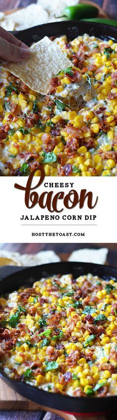 Cheesy Bacon Jalapeno Corn Dip