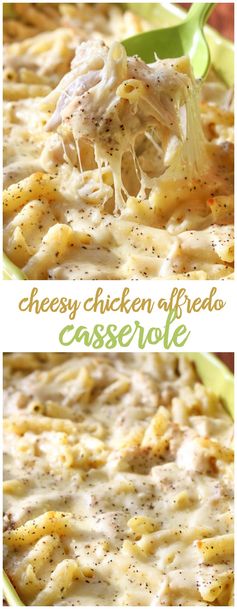 Cheesy Chicken Alfredo Casserole