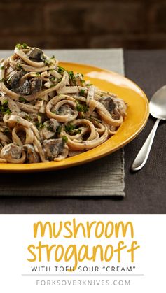 Chef Del’s Mushroom Stroganoff