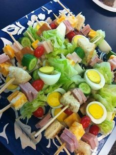 Chef Salad: Food on a Stick