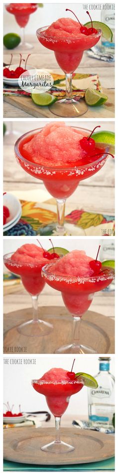 Cherry Limeade Margaritas