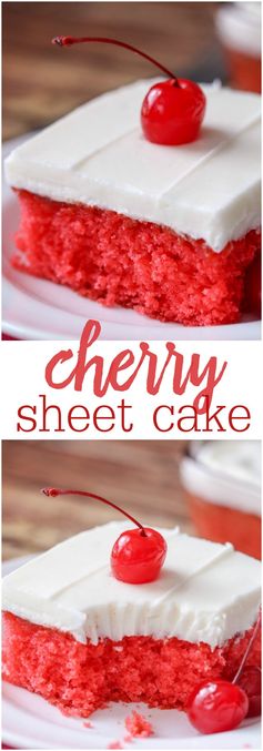 Cherry Sheet Cake