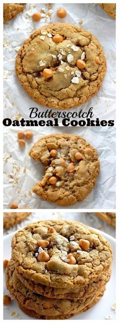 Chewy Butterscotch Oatmeal Cookies