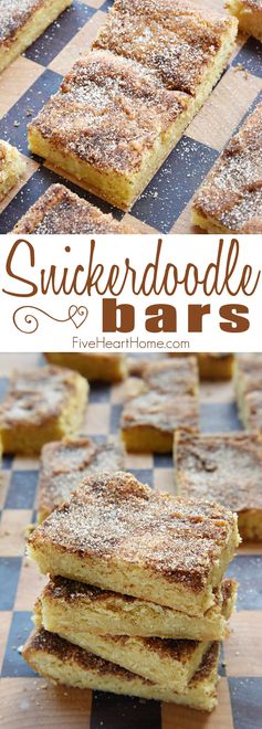 Chewy Snickerdoodle Bars