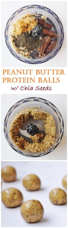 Chia Peanut Butter Protein Balls