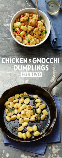 Chicken & Gnocchi Dumplings for Two