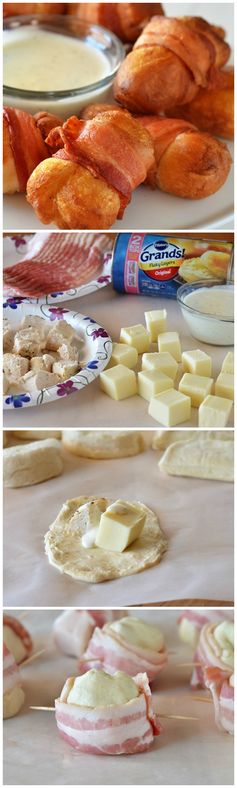 Chicken-Bacon Ranch Bombs