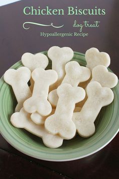 Chicken Biscuit Homemade Hypoallergenic Dog Treats