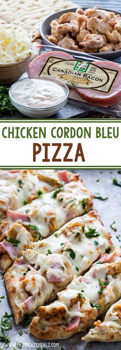 Chicken Cordon Bleu Pizza