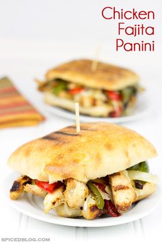 Chicken Fajita Paninis