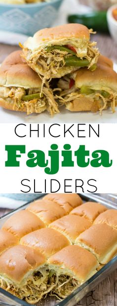 Chicken Fajita Sliders