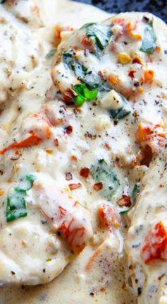 Chicken in a Creamy Parmesan and Sundried Tomato Sauce