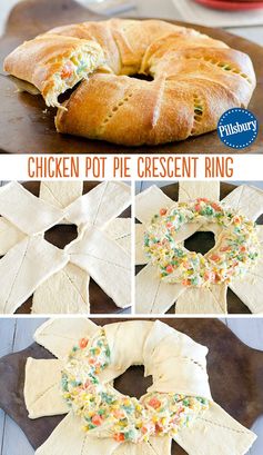 Chicken Pot Pie Crescent Ring