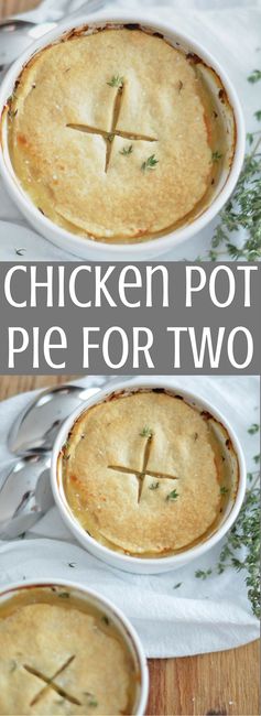 Chicken Pot Pie for Two