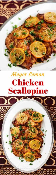 Chicken Scallopine with Meyer Lemon Sauce