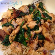 Chicken Spinach Saute