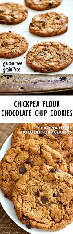 Chickpea Flour Chocolate Chip Cookies