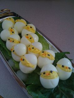 Chicks-on-the-Ranch Deviled Eggs