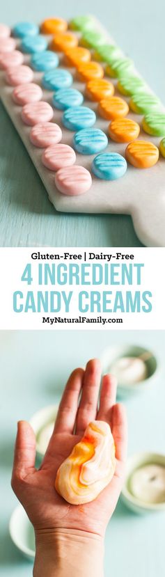 Child-Friendly Candy Creams Recipe Flavored by Essential Oils