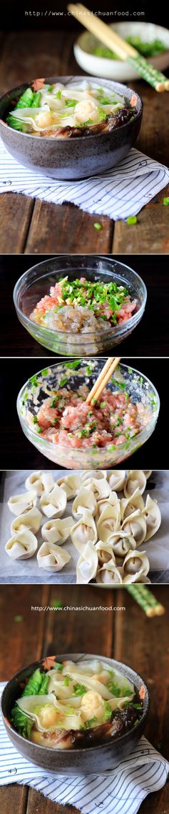 Chinese Shrimp Wonton Soup