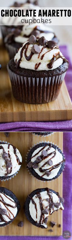 Chocolate Amaretto Cupcakes