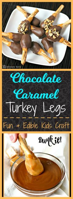 Chocolate Caramel Turkey Legs