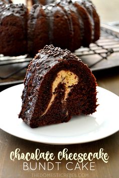 Chocolate Cheesecake Bundt Cake