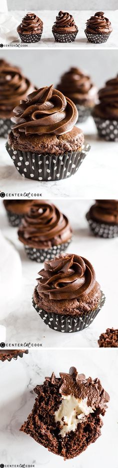 Chocolate Cheesecake Cupcakes