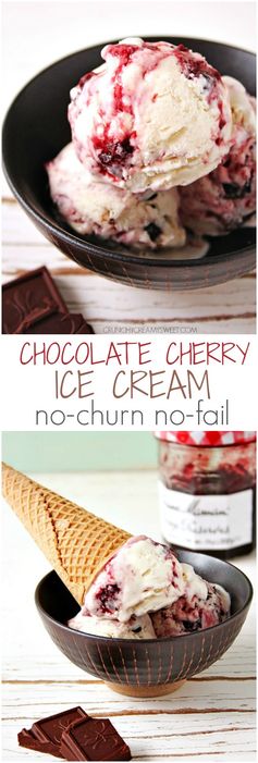 Chocolate Cherry Ice Cream