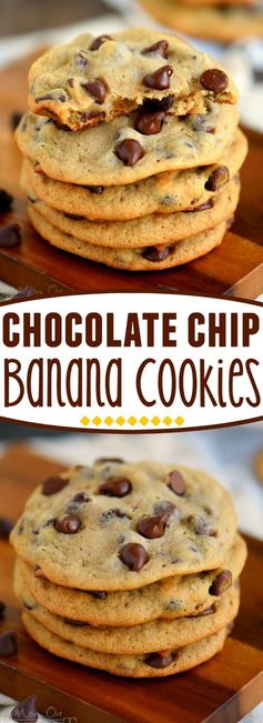 Chocolate Chip Banana Cookies