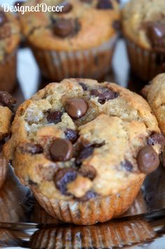 Chocolate Chip Banana Muffins