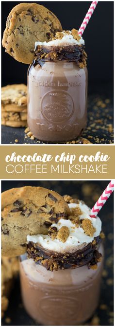 Chocolate Chip Cookie Coffee Milkshake